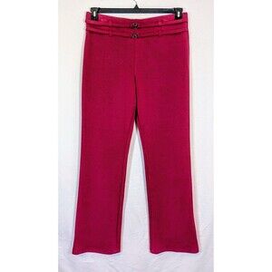 A. Byer Women’s Pants Size XL NWT Cranberry Stretch Bootcut Dress Pants